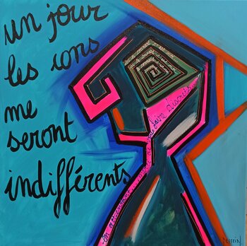 message d espoir peinture sarcastique de l artiste dessein