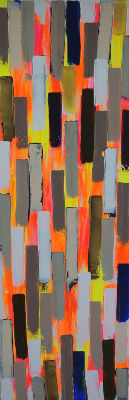 pluie de liberte art abstrait contemporain fluo